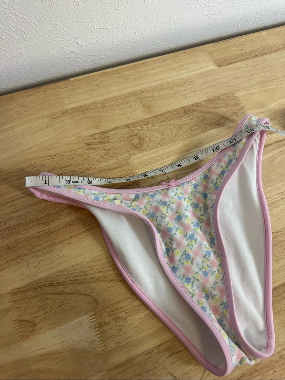 PINK X FRANKIES Collab Cottagecore Cheeky Bikini Bottom